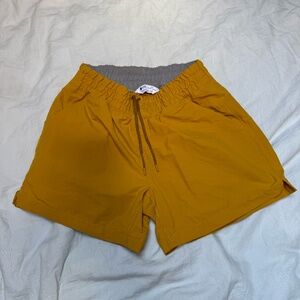MEC Women’s Shorts – Size Small, Yellow – Lightweight Sustainable Outdoor Wear